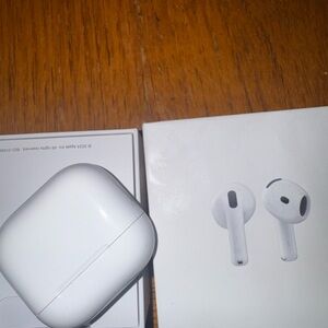 Apple Wireless Earbuds with White Charging Case